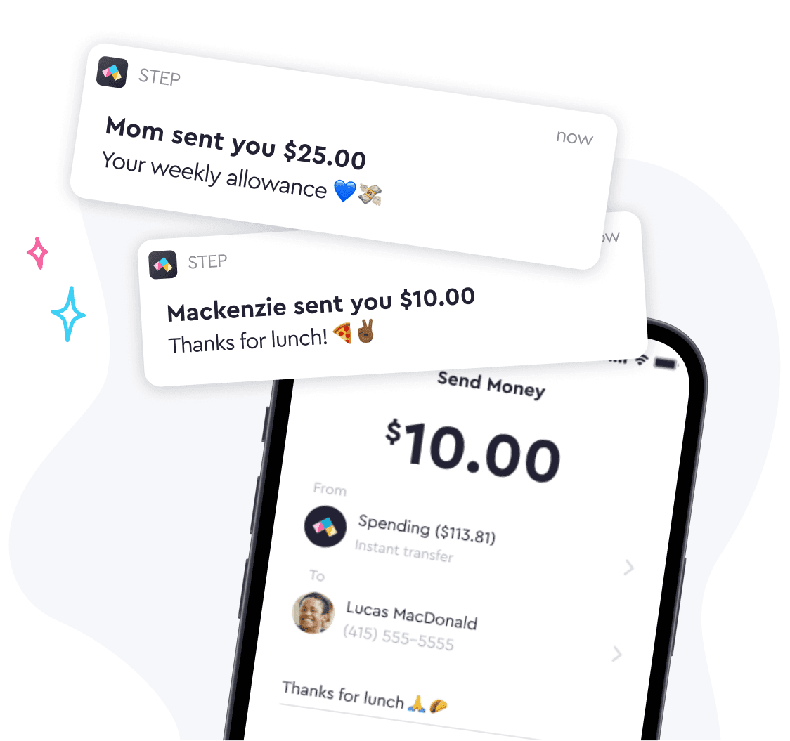 Sending money on Step