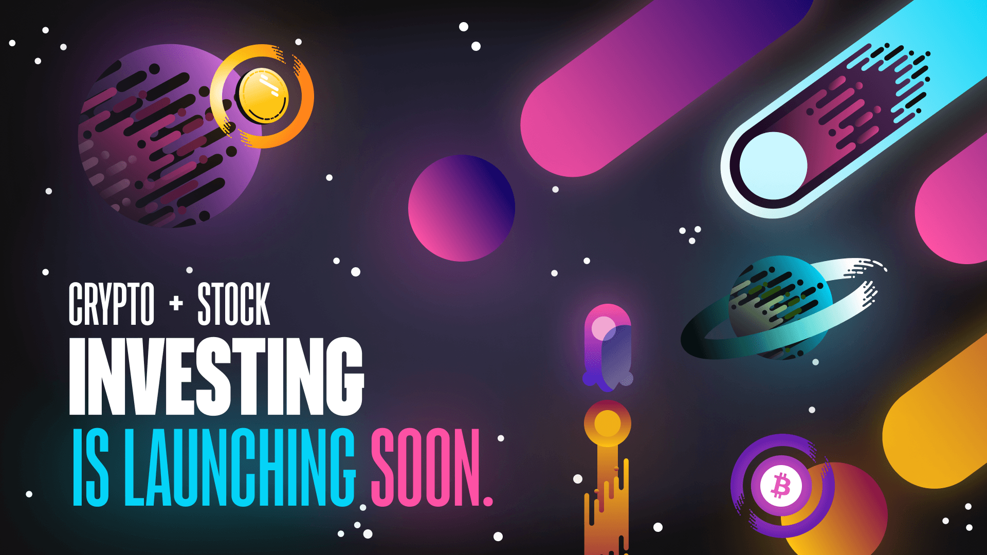 Crypto + Stock investing header