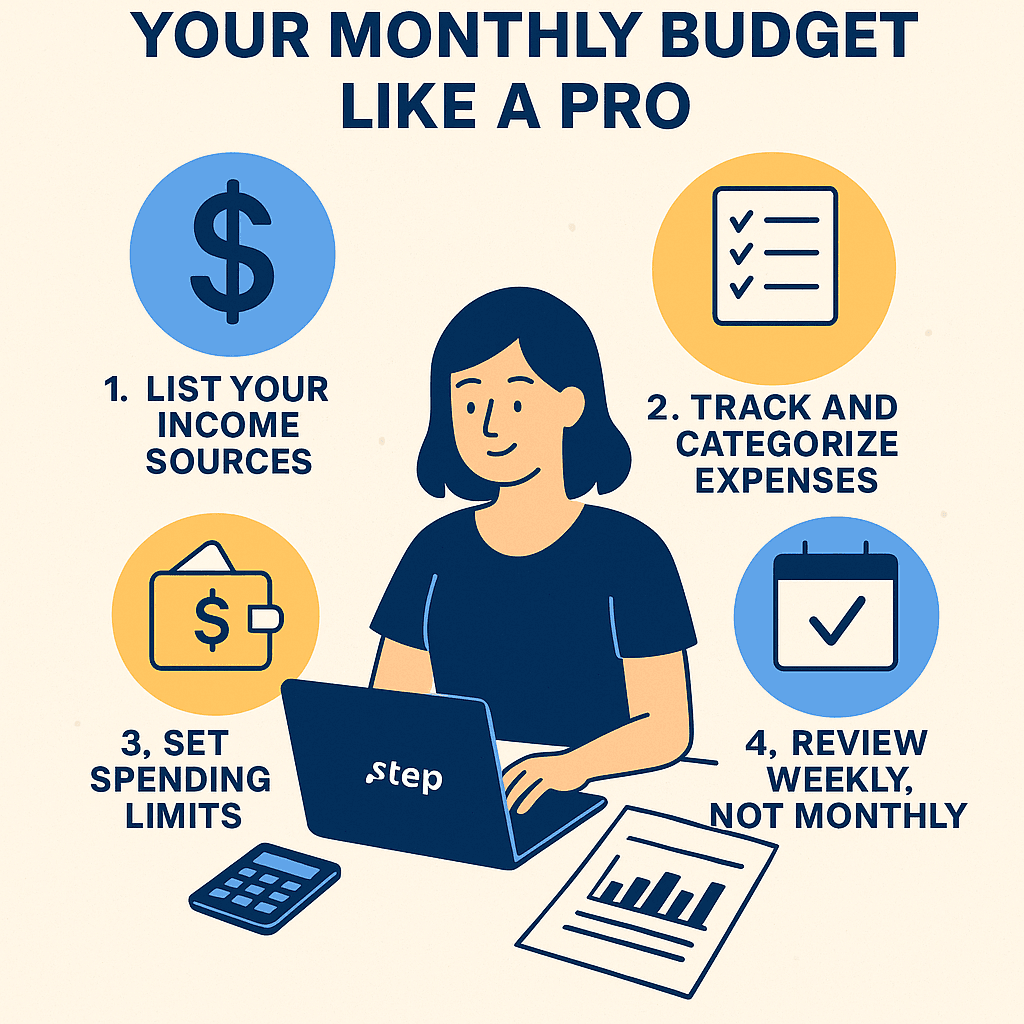 organize your monthly budget like a pro