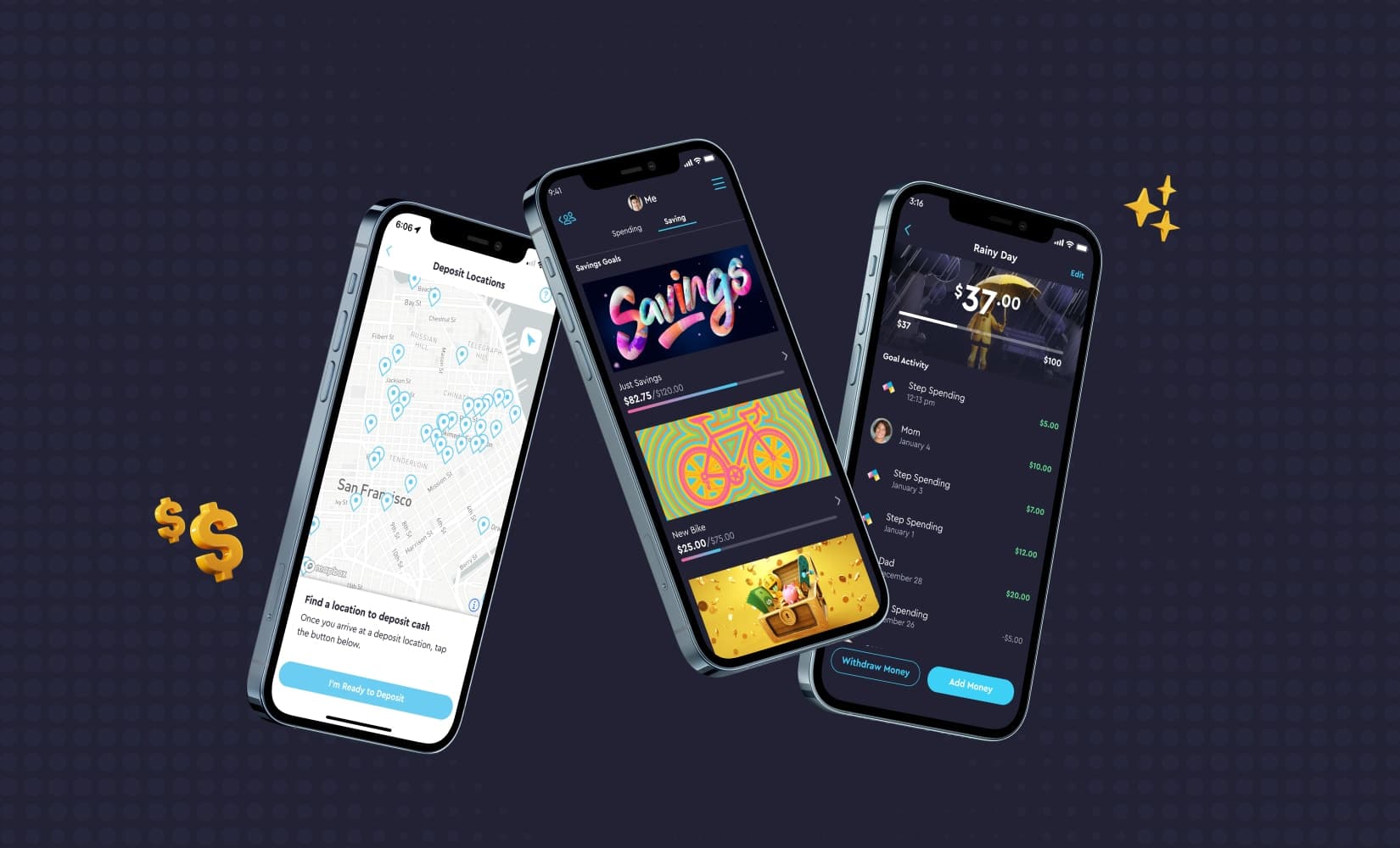 Introducing Step Savings Goals & Instant Cash Deposits