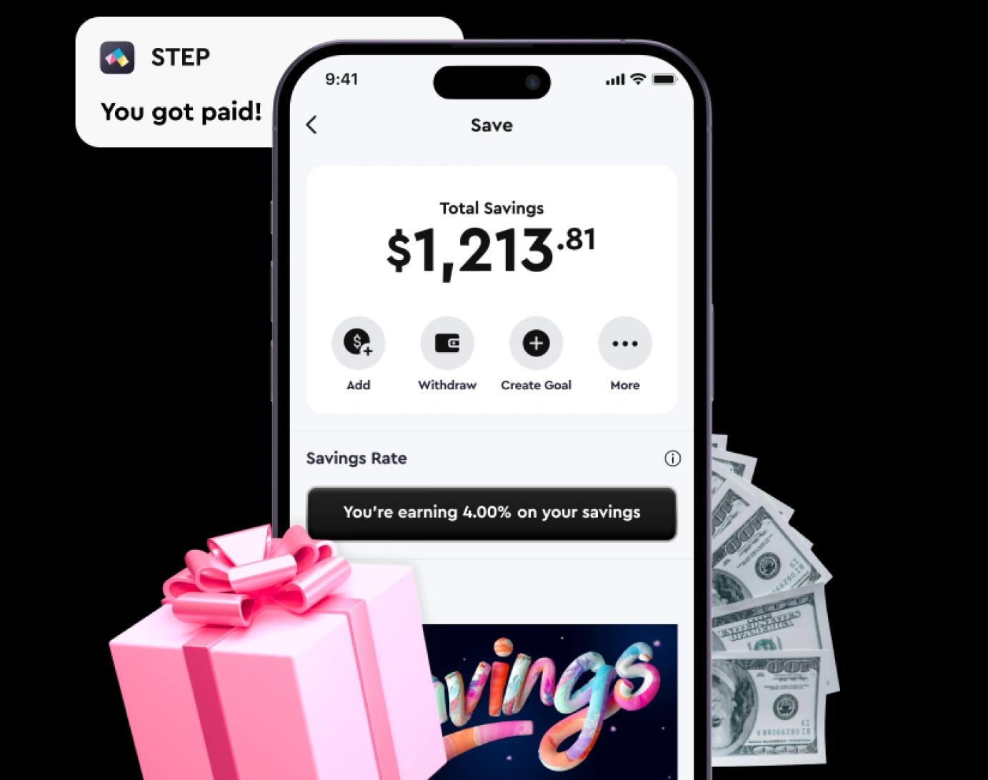 Get more with direct deposit from step